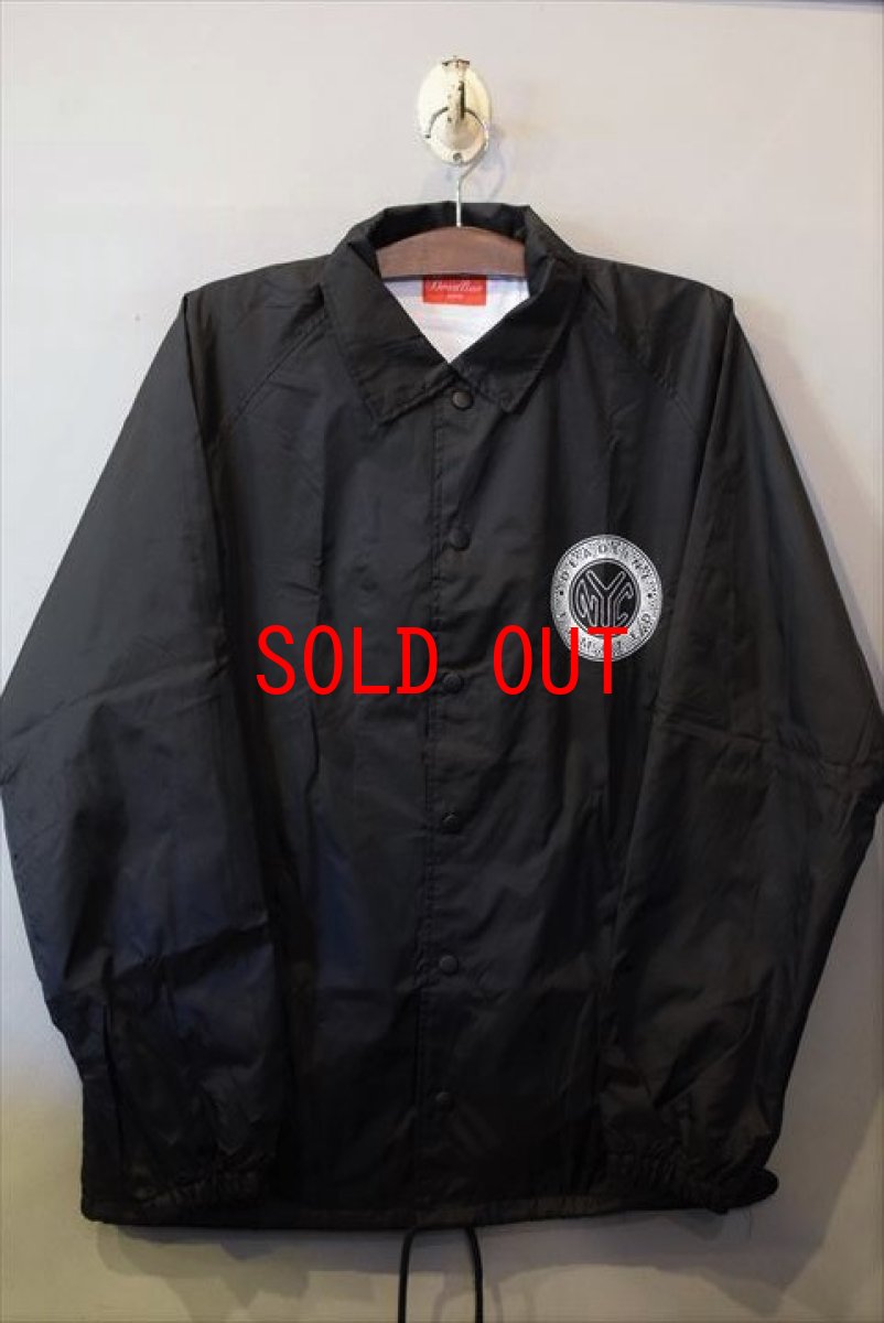 画像1: Deadline(デッドライン) Coach Jacket Black コーチ ジャケット ブラック Token Coin Logo  (1)