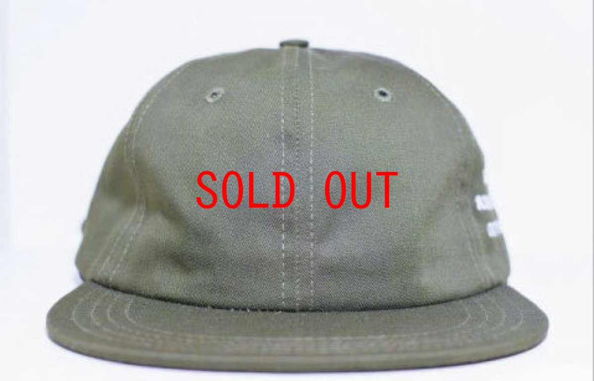 画像2: Nothin' Special(ナッシン スペシャル) 6panel Cap Leather Strap Olive (2)