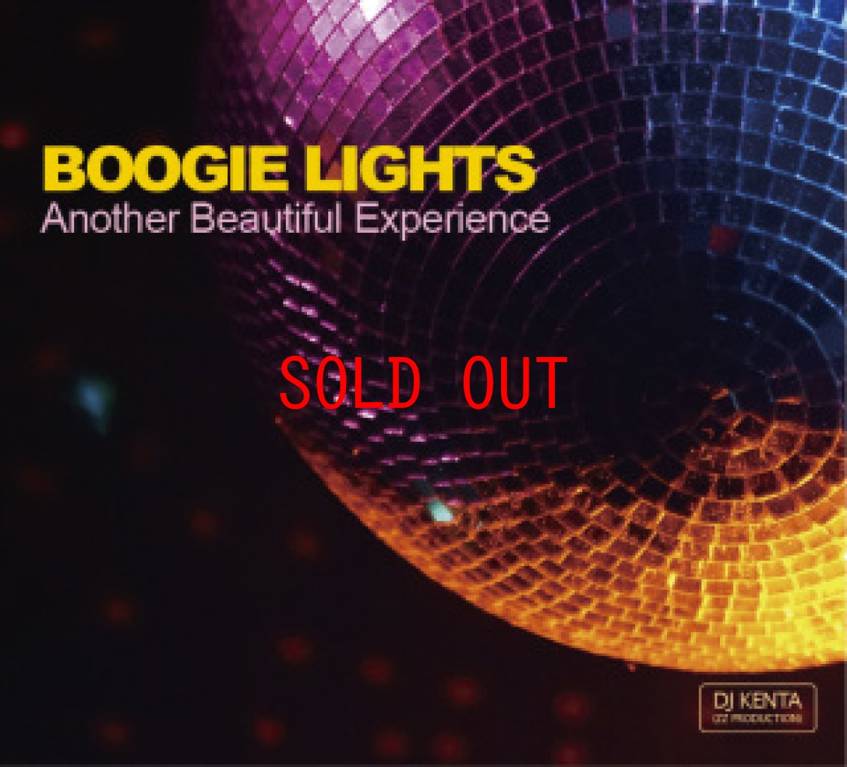 画像1: DJ KENTA (ZZ PRODUCTION) 『BOOGIE LIGHTS -Another Beautiful Experience- 』 Mix CD ミックス (1)