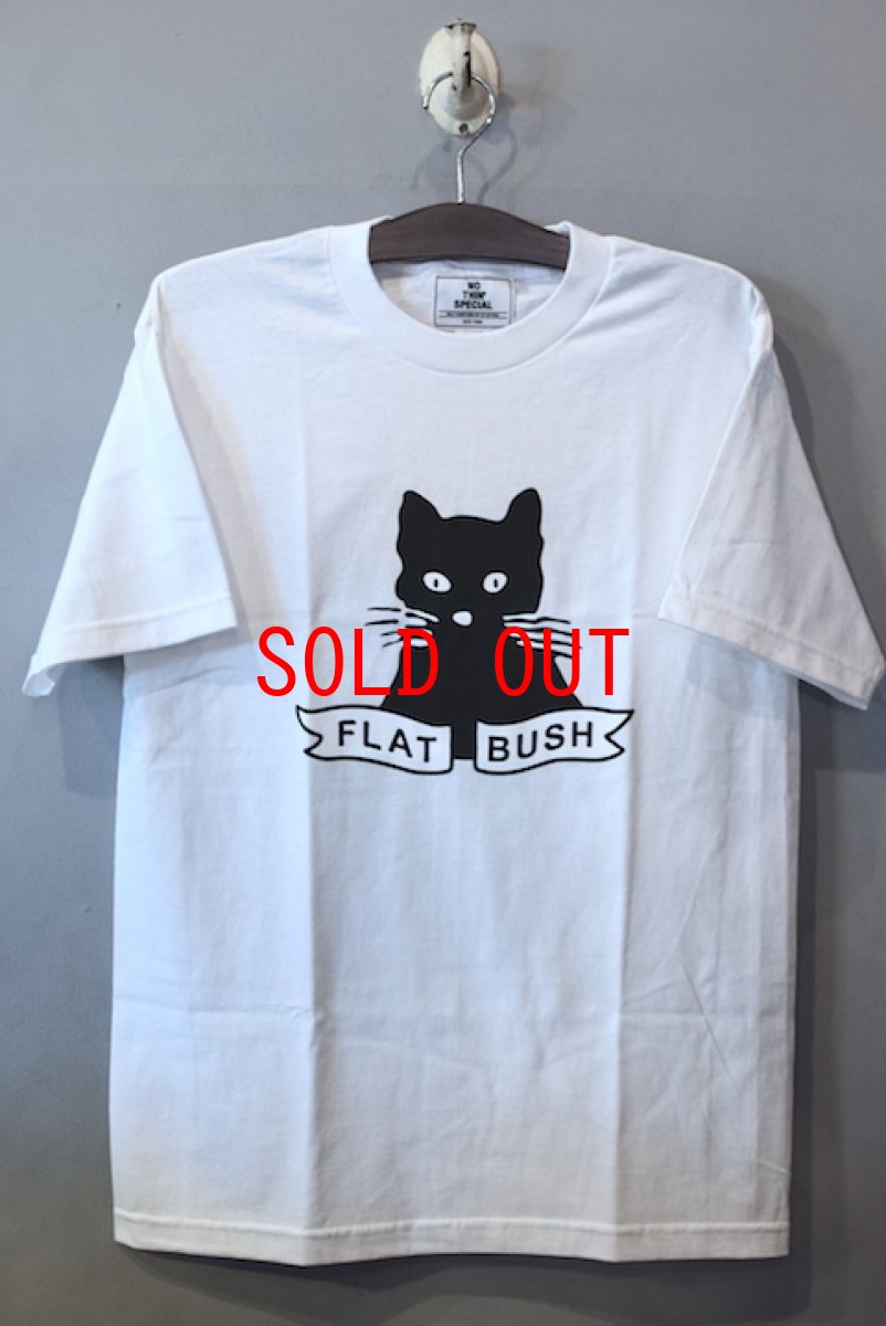 画像1: Nothin' Special(ナッシン スペシャル) Black Cat S/S Tee White (1)