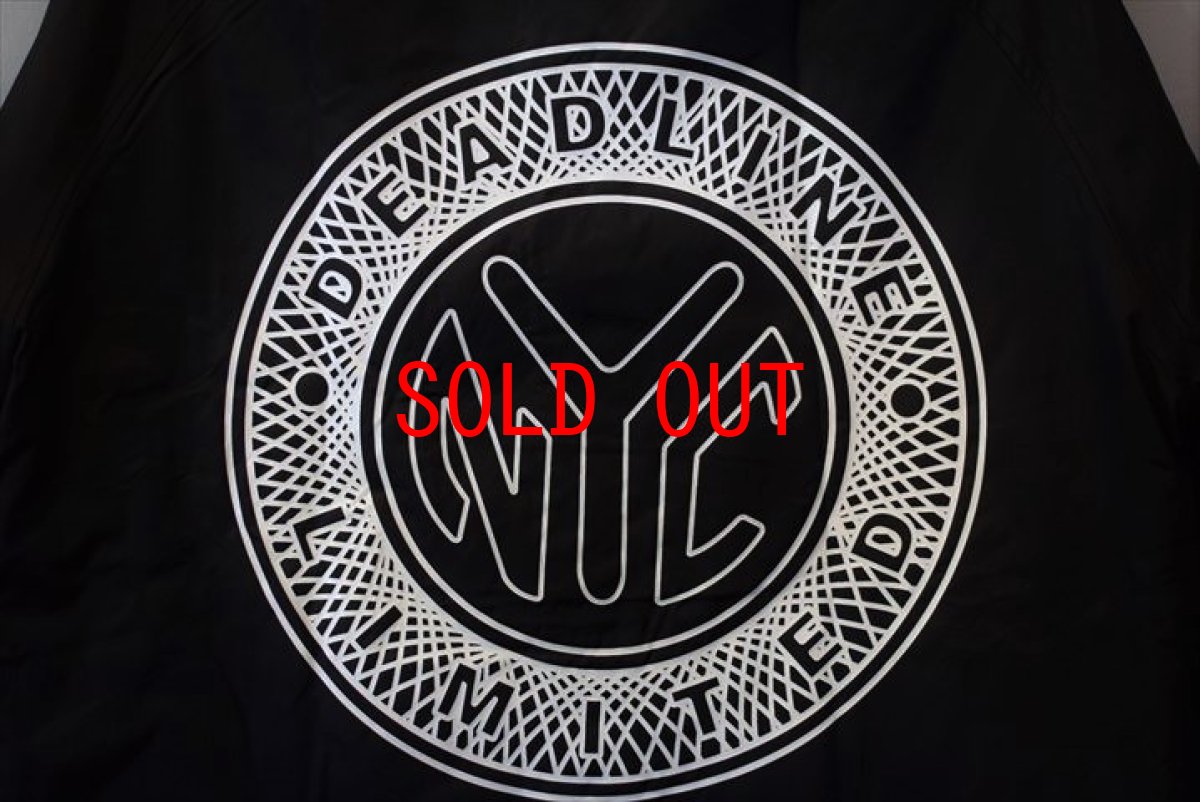 画像4: Deadline(デッドライン) Coach Jacket Black コーチ ジャケット ブラック Token Coin Logo  (4)