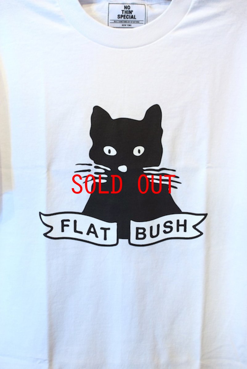画像2: Nothin' Special(ナッシン スペシャル) Black Cat S/S Tee White (2)