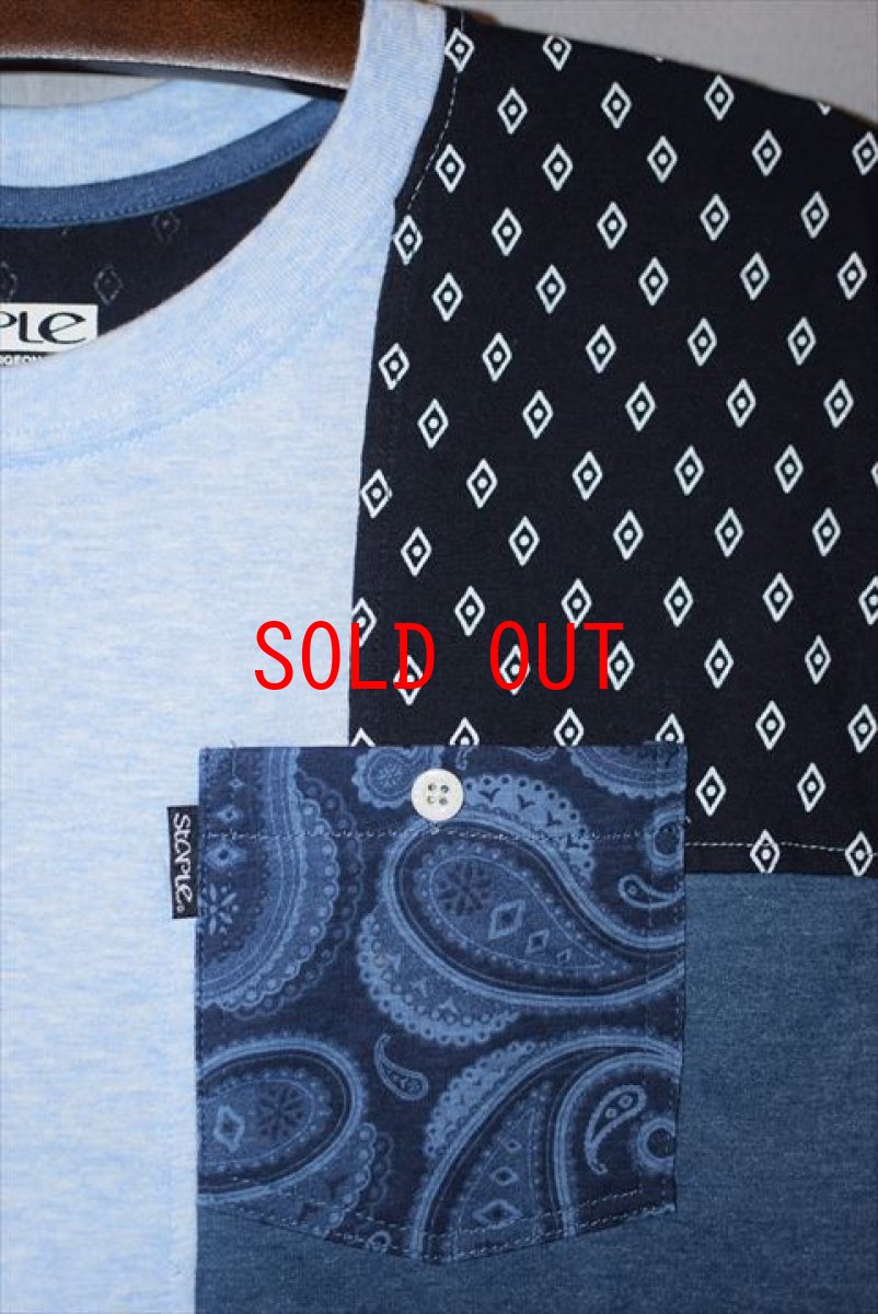 画像3: Staple Design(ステイプル デザイン) S/S Pocket Tee Academy Navy アカデミー ピジョン ポケット Tシャツ  (3)