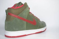 画像3: Nike Dunk High Stussy World Tour NY ナイキ ダンク ハイ ステューシー Olive Red (3)