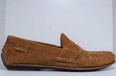 画像1: Polo Ralph Lauren (ポロ ラルフ ローレン) Suede Driving Shoes Brownドライビング スエード レザー シューズ ブラウン (1)