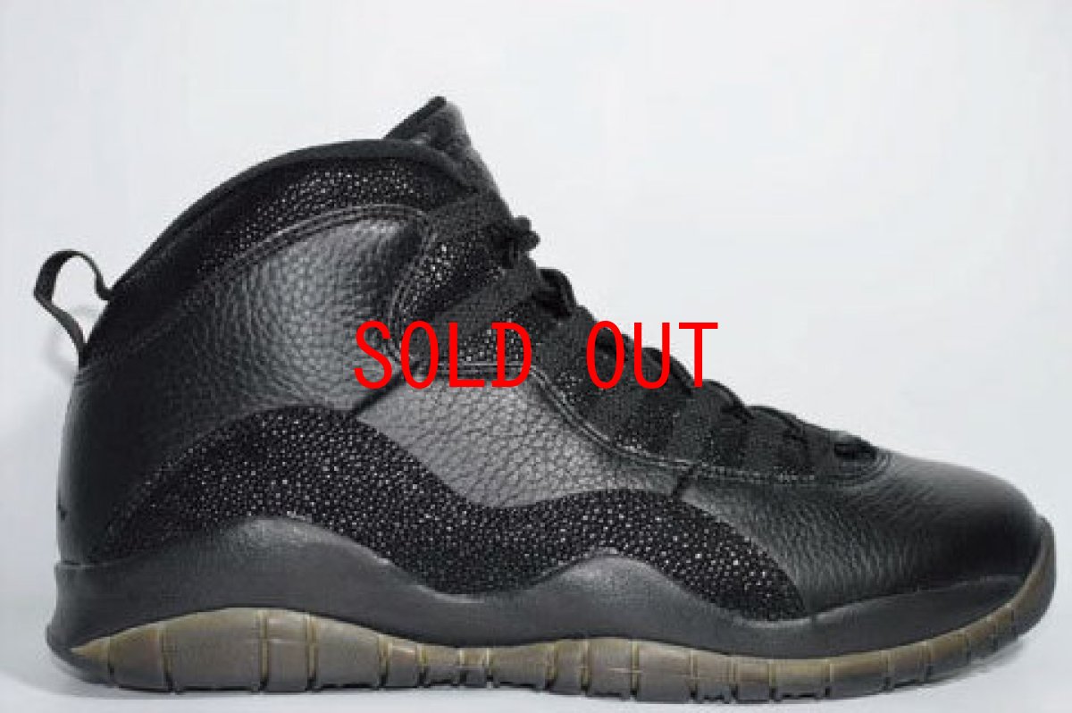 画像1: Nike Air Jordan 10 OVO Black Metallic Gold ドレイク Drake October’s Very Own (1)