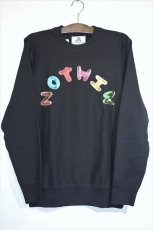 画像1: Nothin' Special(ナッシン スペシャル) Gummy Letters Crew Neck Sweat Black クルーネック スウェット (1)