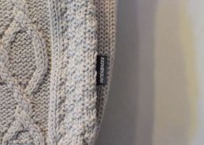 画像4: Hiding Logo Knit Grey ケーブル ニット グレー (4)