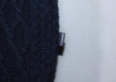 画像4: Hiding Logo Knit Navy ケーブル ニット ネイビー (4)