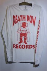 画像1: Death Row (デス ロウ) L/S Official Tee White ロングスリーブ Tシャツ (1)
