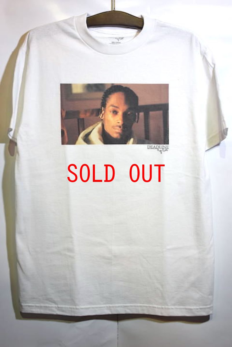 画像1: Deadline(デッドライン) Young Snoop S/S Tee White ヤング スヌープ ドッグ Photo フォト 半袖 Tシャツ  (1)