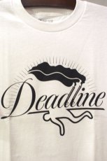 画像2: Deadline(デッドライン) Gun Logo Tee White ガン ロゴ Tシャツ ホワイト  (2)