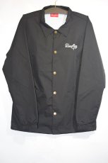 画像1: Deadline(デッドライン) Logo Coach Jacket Black ロゴ コーチ ジャケット ブラック  (1)