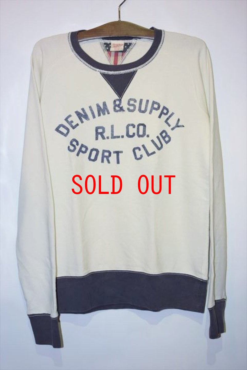 画像1: Denim&Supply(デニムアンドサプライ) Crew Neck Sweat クルーネック スウェット (1)