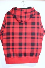 画像2: Polo Ralph Lauren(ポロ ラルフ ローレン) Buffaro Check Pullover Hoodie Red Black フーディー (2)