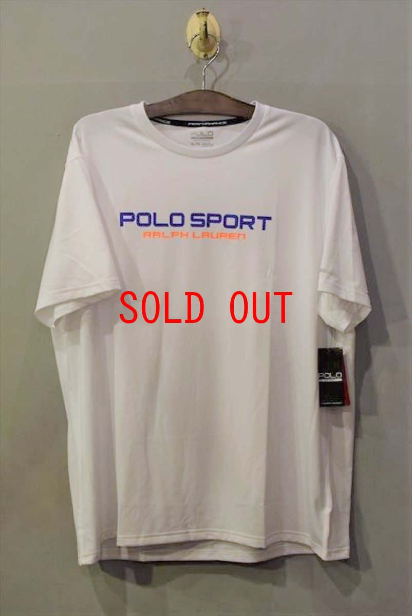 画像1: Polo Sport(ポロスポーツ) Classic Logo S/S Tee Thermo Vent White ポロスポ クラシック ロゴ Tシャツ  (1)