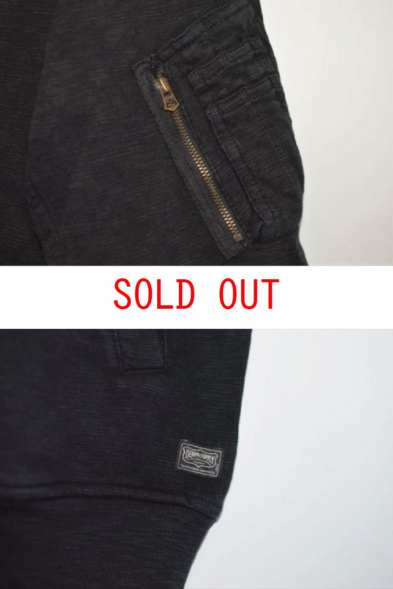 画像3: Denim&Supply(デニムアンドサプライ) Linen  MA-1 Jacket Black  (3)