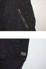 画像3: Denim&Supply(デニムアンドサプライ) Linen  MA-1 Jacket Black  (3)