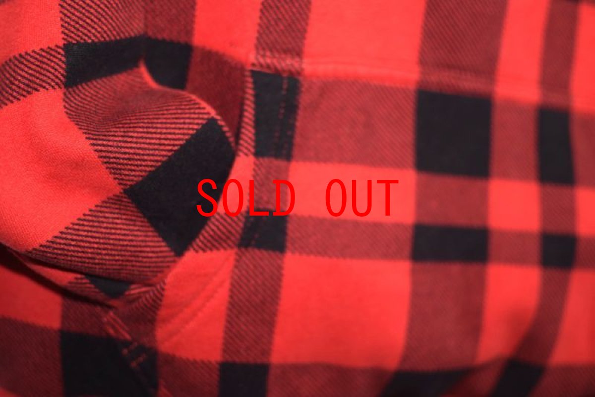 画像4: Polo Ralph Lauren(ポロ ラルフ ローレン) Buffaro Check Pullover Hoodie Red Black フーディー (4)