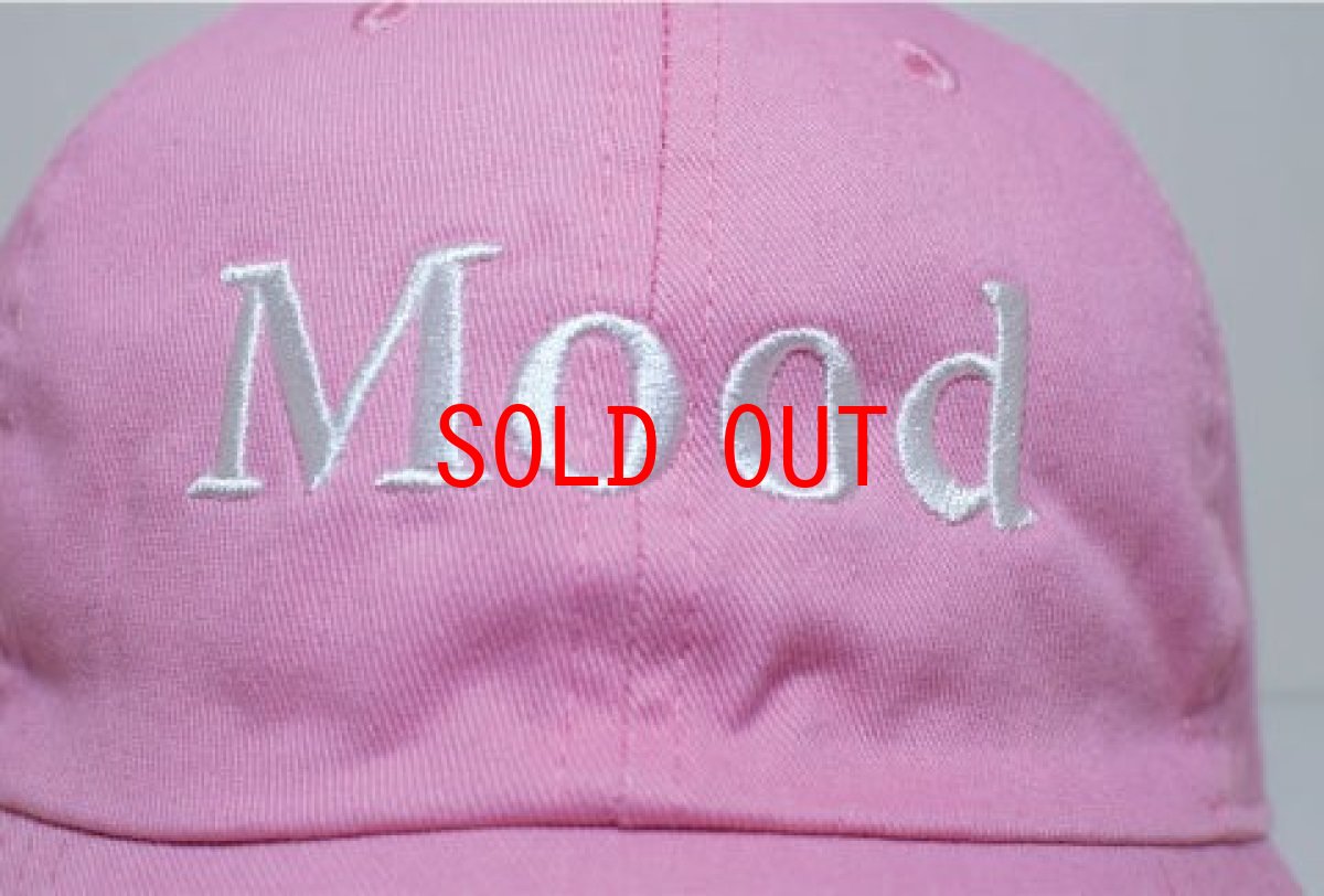 画像3: Mood NYC (ムード エヌワイシー) Logo Dad Hat Light Pink ピンク キャップ (3)