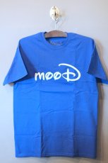 画像1: Mood NYC (ムード エヌワイシー) Walter S/S Tee Blue ウォルター ロゴ Tシャツ (1)