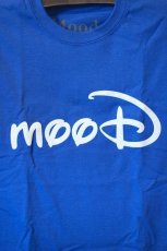 画像2: Mood NYC (ムード エヌワイシー) Walter S/S Tee Blue ウォルター ロゴ Tシャツ (2)