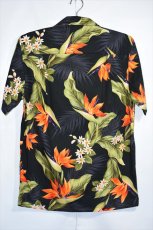 画像2: Pacific legend Aloha Shirts Flower Allover Black パシフィック レジェンド アロハ シャツ フラワー 花 柄 (2)