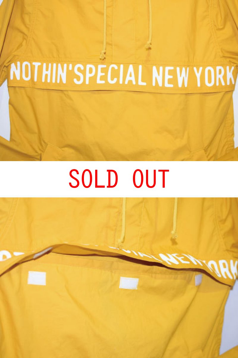 画像3: Nothin' Special(ナッシン スペシャル) NSNY Anorak Parka Mastard Logo アノラック パーカー Jacket Nylon ナイロン ジャケット (3)