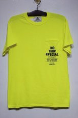 画像2: Nothin' Special(ナッシン スペシャル) S/S Pocket Tee Yellow ナッシン ロゴ Tシャツ イエロー Tシャツ (2)