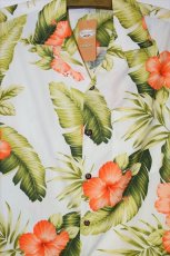 画像3: Pacific legend Aloha Shirts Hibiscus Allover White Pink パシフィック レジェンド アロハ シャツ ハイビスカス (3)