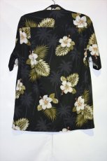 画像3: Pacific legend Aloha Shirts Hibiscus Allover Black White パシフィック レジェンド アロハ シャツ ハイビスカス (3)