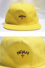 画像1: Noah(ノア) Clothing NYC Superdry 5 Panel Hat Snapback Cap Yellow ロゴ 5パネル スナップバック キャップ イエロー (1)