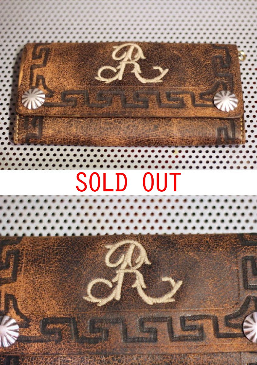 画像1: RRL(ダブルアール) All Leather Wallet Brown 世界200個限定 オール レザー 長財布 (1)