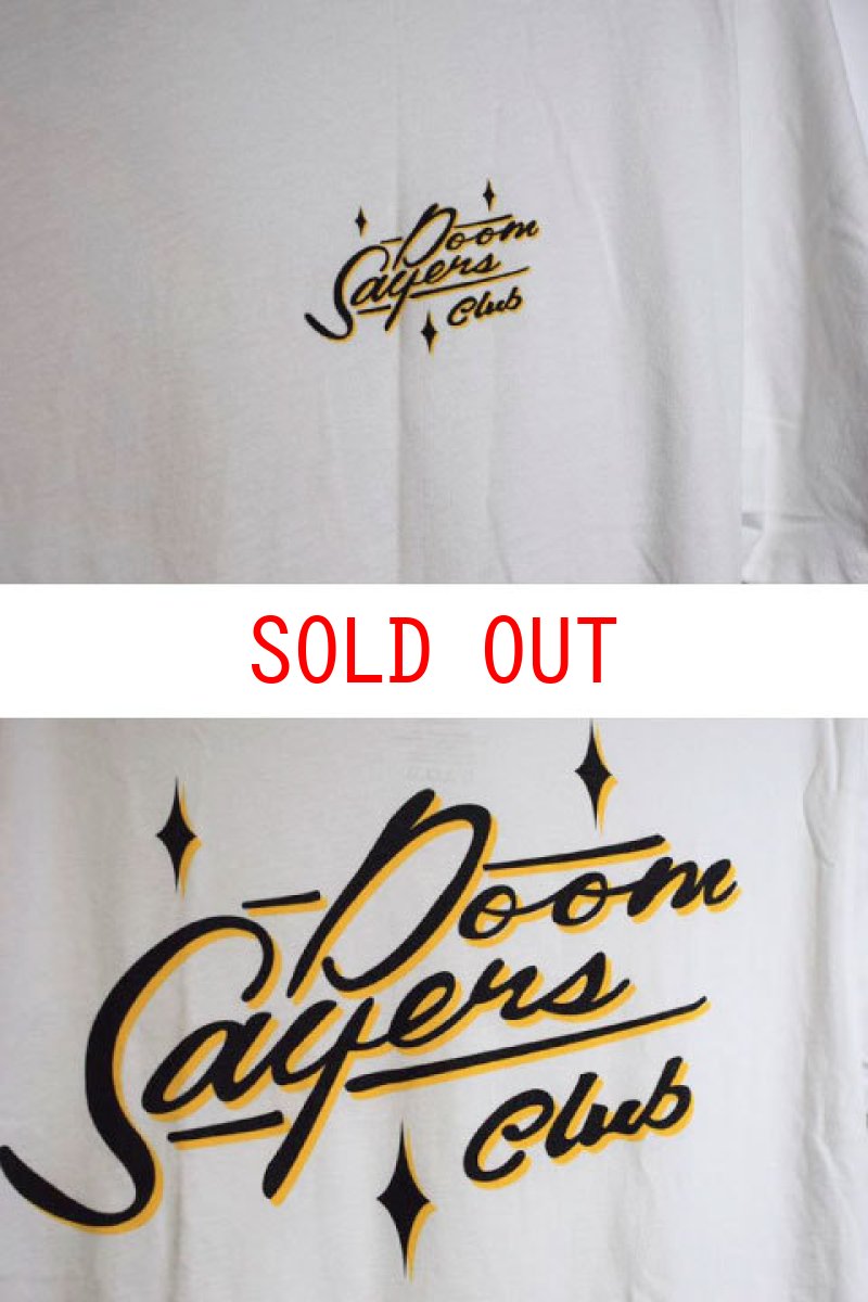 画像3: Doom Sayers(ドゥームセイヤーズ) S/S SACTO SCRIPT Tee White 半袖 ショートスリーブ スクリプト ロゴ Tシャツ (3)