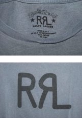 画像3: RRL(ダブルアール)Limited Edition Classic Logo Short Sleeve Wash Tee Chacoal Grey Black チャコール グレイ ウォッシュ Newyork NY Basic Tシャツ クラシック ベーシック ロゴ アメリカン カジュアル アメカジ ネイティブ ミニマル デザイン アメリカ製  (3)