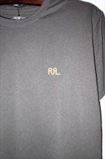 画像1: RRL(ダブルアール)Limited Edition Classic Small Logo Short Sleeve Tee Brown ブラウン スモール ロゴ ミニ Newyork NY Basic Tシャツ クラシック ベーシック ロゴ アメリカン カジュアル アメカジ ネイティブ ミニマル デザイン アメリカ製 (1)