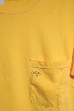 画像1: Noah(ノア)S/S Pocket Tee Yellow 半袖 ポケット Tシャツ イエロー ポケT ワンポイント ロゴ  (1)