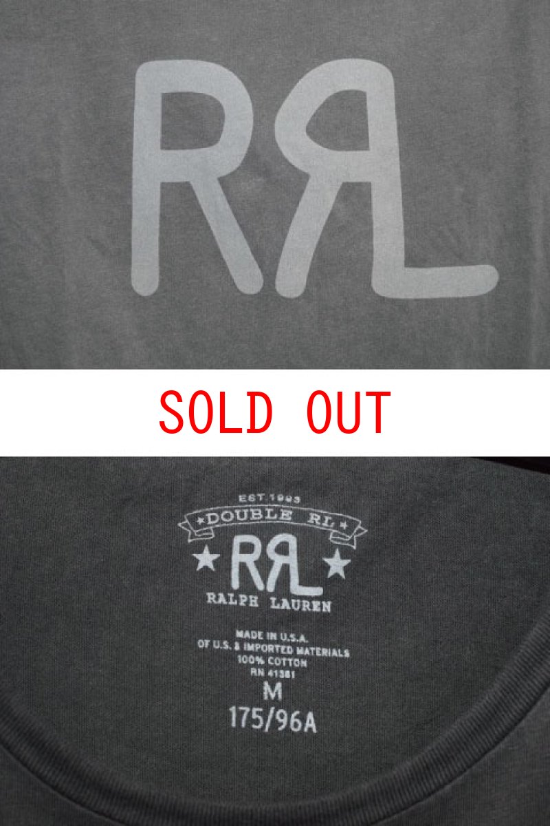 画像3: RRL(ダブルアール)Limited Edition Classic Logo Short Sleeve Wash Tee Chacoal Grey Grey チャコール グレイ ウォッシュ Newyork NY Basic Tシャツ クラシック ベーシック ロゴ アメリカン カジュアル アメカジ ネイティブ ミニマル デザイン アメリカ製  (3)