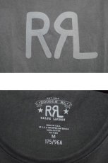 画像3: RRL(ダブルアール)Limited Edition Classic Logo Short Sleeve Wash Tee Chacoal Grey Grey チャコール グレイ ウォッシュ Newyork NY Basic Tシャツ クラシック ベーシック ロゴ アメリカン カジュアル アメカジ ネイティブ ミニマル デザイン アメリカ製  (3)