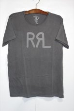 画像1: RRL(ダブルアール)Limited Edition Classic Logo Short Sleeve Wash Tee Chacoal Grey Grey チャコール グレイ ウォッシュ Newyork NY Basic Tシャツ クラシック ベーシック ロゴ アメリカン カジュアル アメカジ ネイティブ ミニマル デザイン アメリカ製  (1)