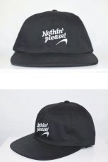 画像1: Nothin' Special(ナッシン スペシャル)Nothin' Please 6Panel Cap Black ナッシン プリーズ 6パネル キャップ ロゴ ブラック (1)