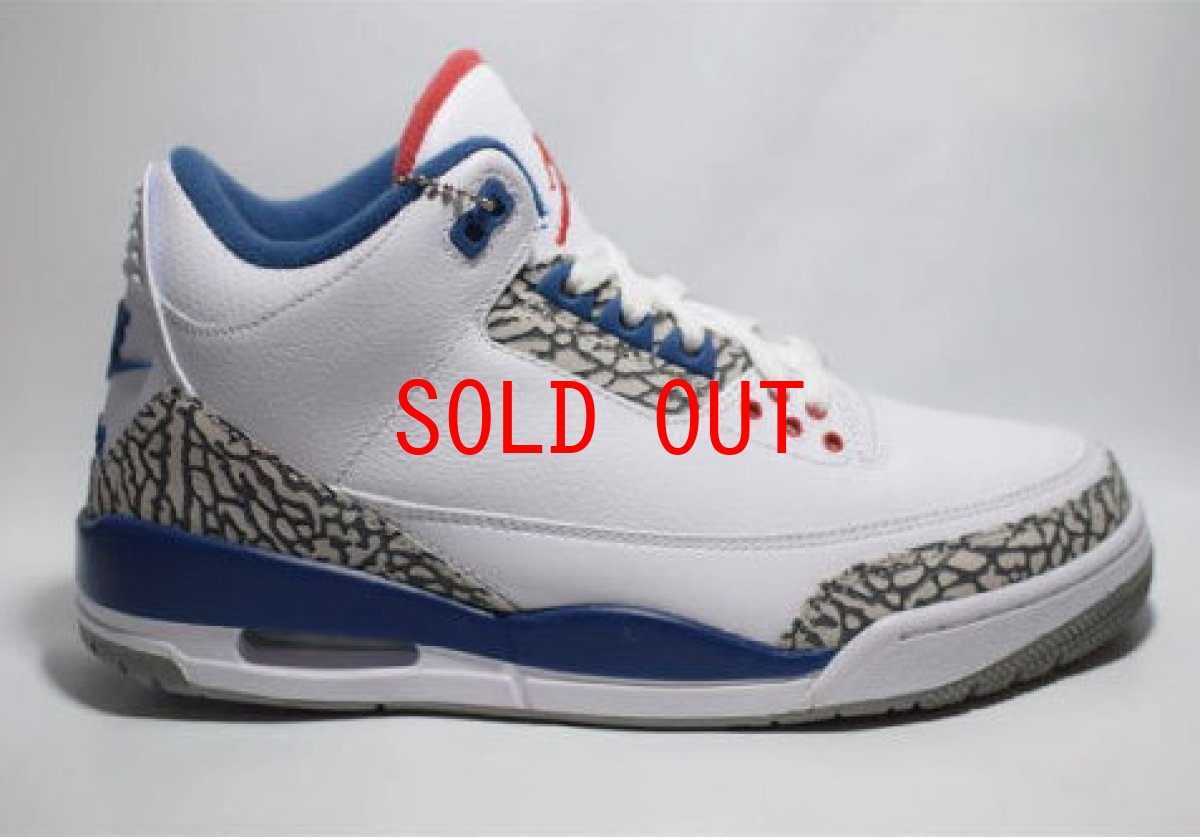 画像1: Nike Air　Jordan 3 Retro OG True Blue ナイキ エアジョーダン トゥルーブルー (1)