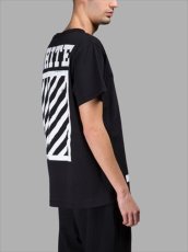 画像2: OFF-WHITE(オフ ホワイト) Diagonals Tee Black LA NY US Street (2)