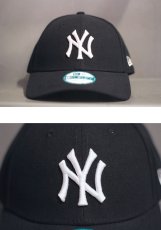 画像1: 9Forty Cap Logo MLB NY NewYork Yankees Navy ネイビー ニューヨーク ヤンキース ロゴ ピンチヒッター ゲーム  Team Official (1)