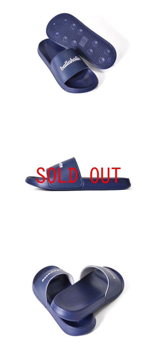 画像4: Lafayette (ラファイエット)  × ballaholic(ボーラホリック) Logo Shower Sandal Black Navy Red コラボレーション バスケットボール blhlc NYC 新作 (4)