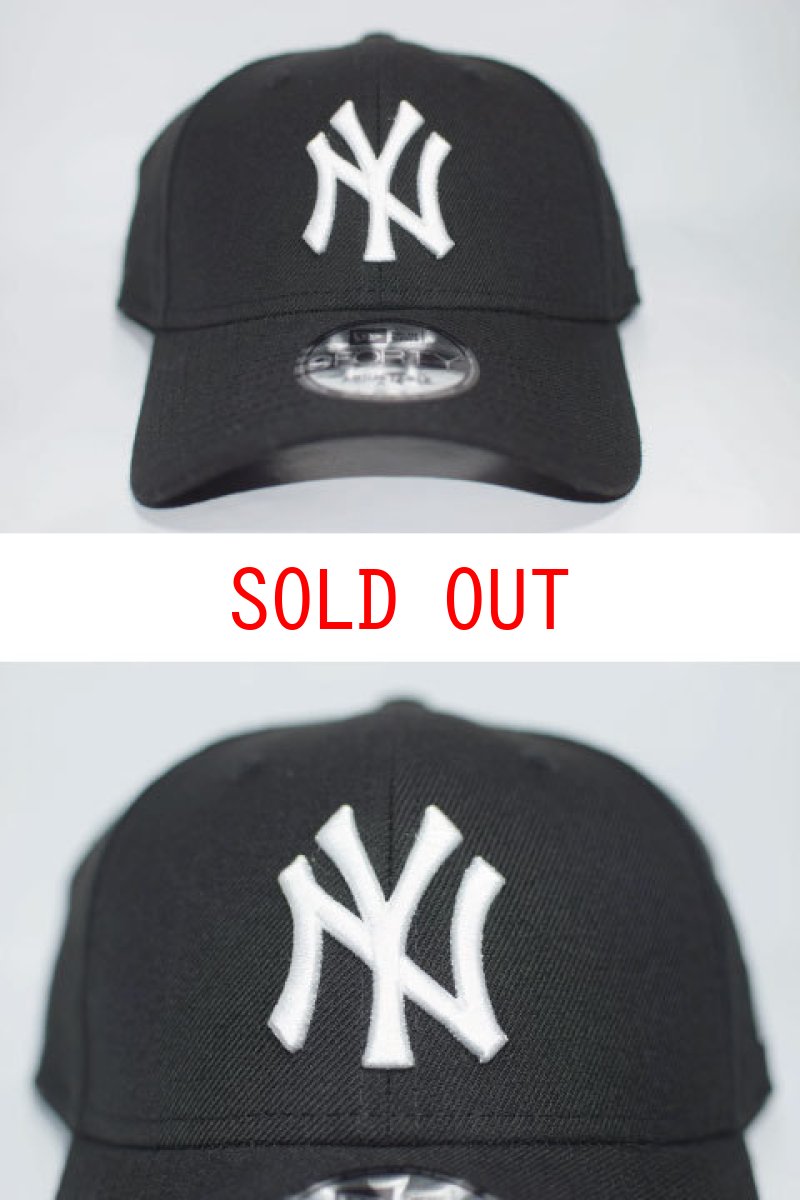 画像1: 9Forty Cap Logo MLB NY NewYork Yankees Black ブラック ニューヨーク ヤンキース ロゴ ピンチヒッター ゲーム  Team Official (1)