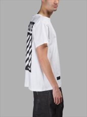 画像2: OFF-WHITE(オフ ホワイト) Diagonals Tee White LA NY US Street (2)