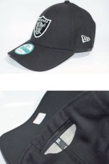 画像2: 9Forty Cap Oakland Raiders NFL チームカラー Black オークランド レイダース (2)