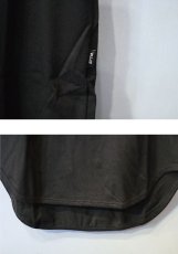 画像3: EPTM. (エピトミ) S/S Original Long Tee Black Cotton オリジナル ロング Tシャツ ブラック 黒  無地 ロング丈 big tee (3)