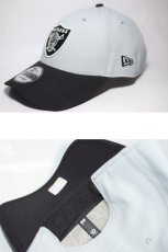 画像2: 9Forty Cap Oakland Raiders NFL チームカラー Grey Black オークランド レイダース (2)